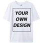 Personalized Custom Print Summer Y2K Team T-Shirt Cotton Casual Loose Short Sleeve Basics Fashion Tee Work Breathable Streetwear