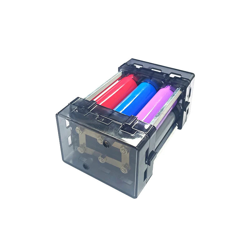 DIY Energy Storage Kit 18650 21700 Battery Holder Case Box Bracket Slot PC Plastic Material Support 6P 8P Splicable No Soldering