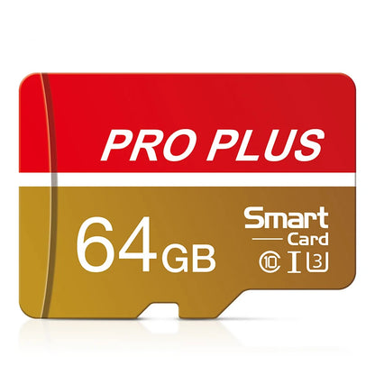 Red Pro High Speed Micro TF SD Card 128GB 256GB Class10 U3 V30 Up to 100MB/s for Camera Drone Driving Recorder Memory Card