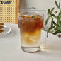 Transparant Drinking Glass Cup Creative Wave Shape Iced Coffee Tumbler Cup Juice Milk Tea Mug Drinkware Water Glasses Ripple Mug