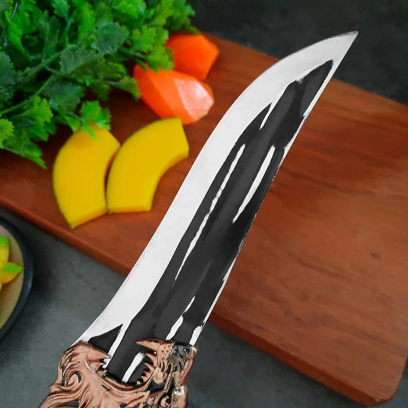 Buther Boning Knife Stainless Steel Chef Slicing Meat Fish Fruit Knife Sharp Plastic Handle Barbecue and Cooking Kitchen Knives