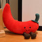 Christmas Bell Pepper and Candy Cane Plush Toy Fun Simulation Chili Peppers and Candy Canes Stuffed Doll Holiday Decor Xmas Gift
