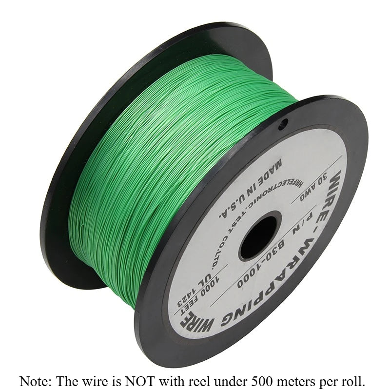 5/10/20M UL1423 PTFE Micro Fine Wire 38/36/34/30/28/26/24AWG PVDF Insulated Electronic Single Core Silver Plated Copper Cable