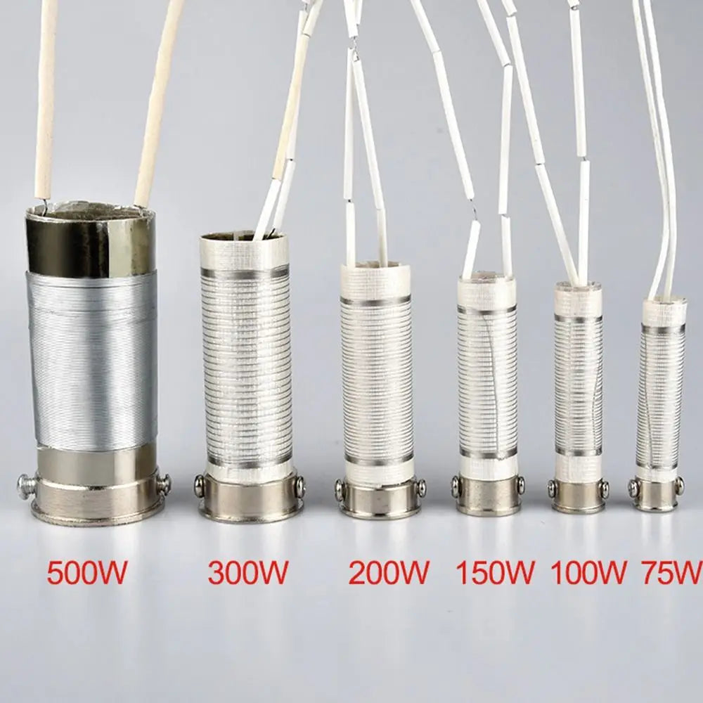 220V 75W100W150W200W300W500W Soldering Iron Core Heating Element Replacement Welding Tool Mica Externally Heating Core