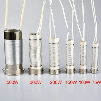 220V 75W100W150W200W300W500W Soldering Iron Core Heating Element Replacement Welding Tool Mica Externally Heating Core