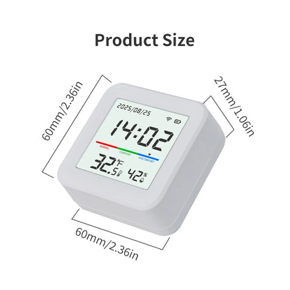 Tuya Temperature And Humidity Sensor 2.4G WiFi Smart Life App Remote Detecte Support Alexa Google Home
