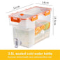 3.5-10L Cold Water Kettle with Faucet Refrigerator Cool Water Bucket Lemonade Bottle Beverage Water Dispenser Drinkware Outdoor