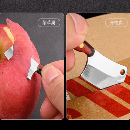 EDC Mini Knife Sharp Mini Kitchen Knife Gift Carry Pocket Knives Unboxing Tool Portable Paper Cutting EDC Fixed Keychain Knife