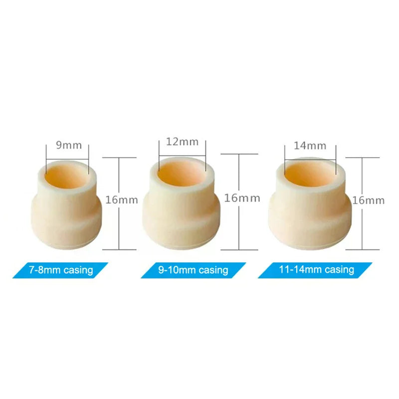 Multiple Sizes Tracheostomy Tube Holder Silicone Plug Reusable Trach Silicone Sleeve Sealing Cap Suitable For Tracheostomy Tube