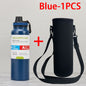 600/800/1000ML Sport Vacuum Flask Stainless Steel Thermal Water Bottle Car Insulated Cup Keeps Cold and Heat Travel Thermal Mug