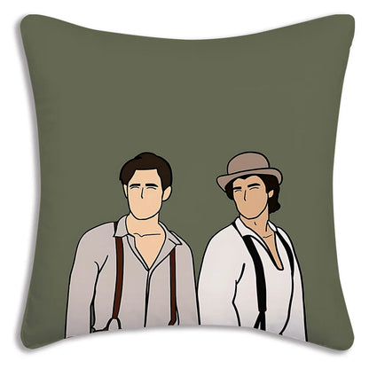 Hot American TV series Vampire Diaries Pillow Covers Sofa Decorative Home Double-sided Printing Short Plush Cute Cushion Cover