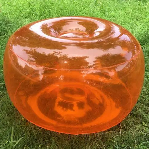 Outdoor Inflatable Stool Footstool Air Chair Inflatable Small Sofa Household Car Portable Stool Transparent Series Chairs