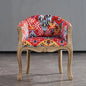 Leisure Sofa Chair, Solid Wood Antique Dining Chair, European Hotel Dining Chair, Living Room Leisure Sofa,Support Customization