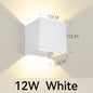 LED Wall Lamp AC110-265 IP65 Outdoor Waterproof Aluminum Wall Light Up Down luminous lighting Indoor  Stair Garden Sconce Light