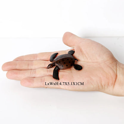 Simulation Chinese Softshell Leatherback Sea Turtle Snapping Turtles Tortoise Ocean Animal Model Education Toy Figures For Kids