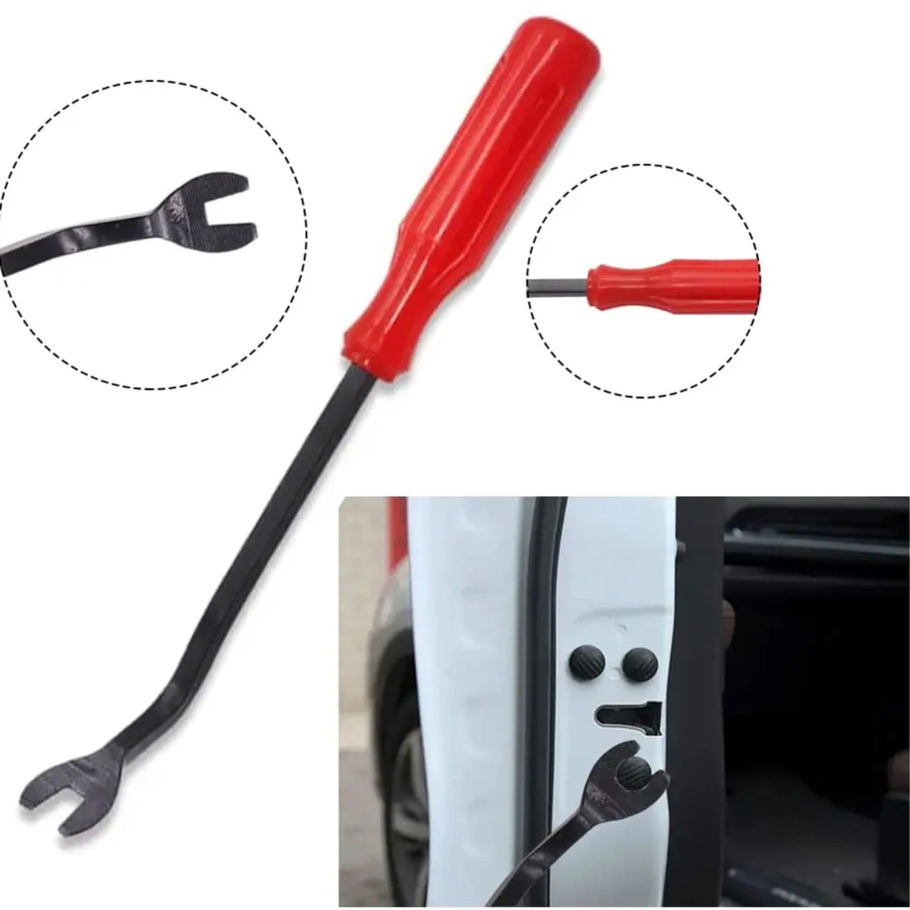 Clip Pliers Set Fastener Remover Auto Upholstery Combo Repair Kit for Car Car Panel Dashboard Pry Tool Kit