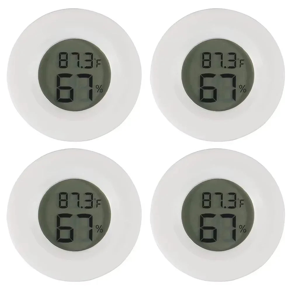 2/4 szt. Cyfrowy Termometr LCD Higrometr Wewnętrzny Elektroniczny Miernik Temperatury i Wilgotności Czujnik Stacja Pogodowa Dom