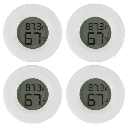 2/4 szt. Cyfrowy Termometr LCD Higrometr Wewnętrzny Elektroniczny Miernik Temperatury i Wilgotności Czujnik Stacja Pogodowa Dom