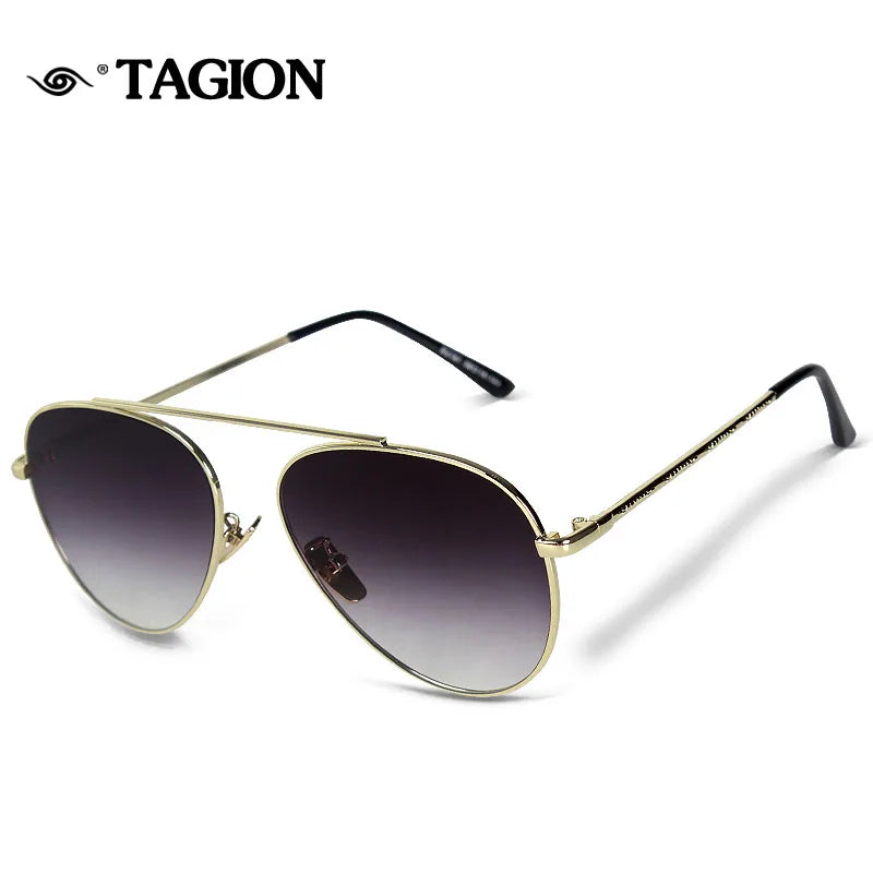 TAGION Brand New Men's Pilot Sunglasses Women Men Alloy Frame Fashion Sunglasses Driving Lenses Unisex Eyewear 2767