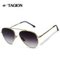 TAGION Brand New Men's Pilot Sunglasses Women Men Alloy Frame Fashion Sunglasses Driving Lenses Unisex Eyewear 2767