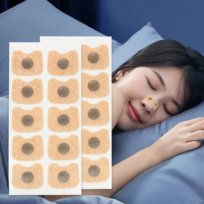 10/30/60/90/150Pcs Nose Breath Patch Magnetic Suction Iron Nasal Strips Increase Air Improve Sleep Quality Reduce Snoring Tools
