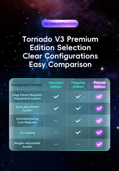 [JudyCube] QiYi X-Man Tornado V3M Premium Pioneer UV Magnetic Magic Speed Cube Qiyi SaoCube Tornado V3 M Flagship Puzzle Toy