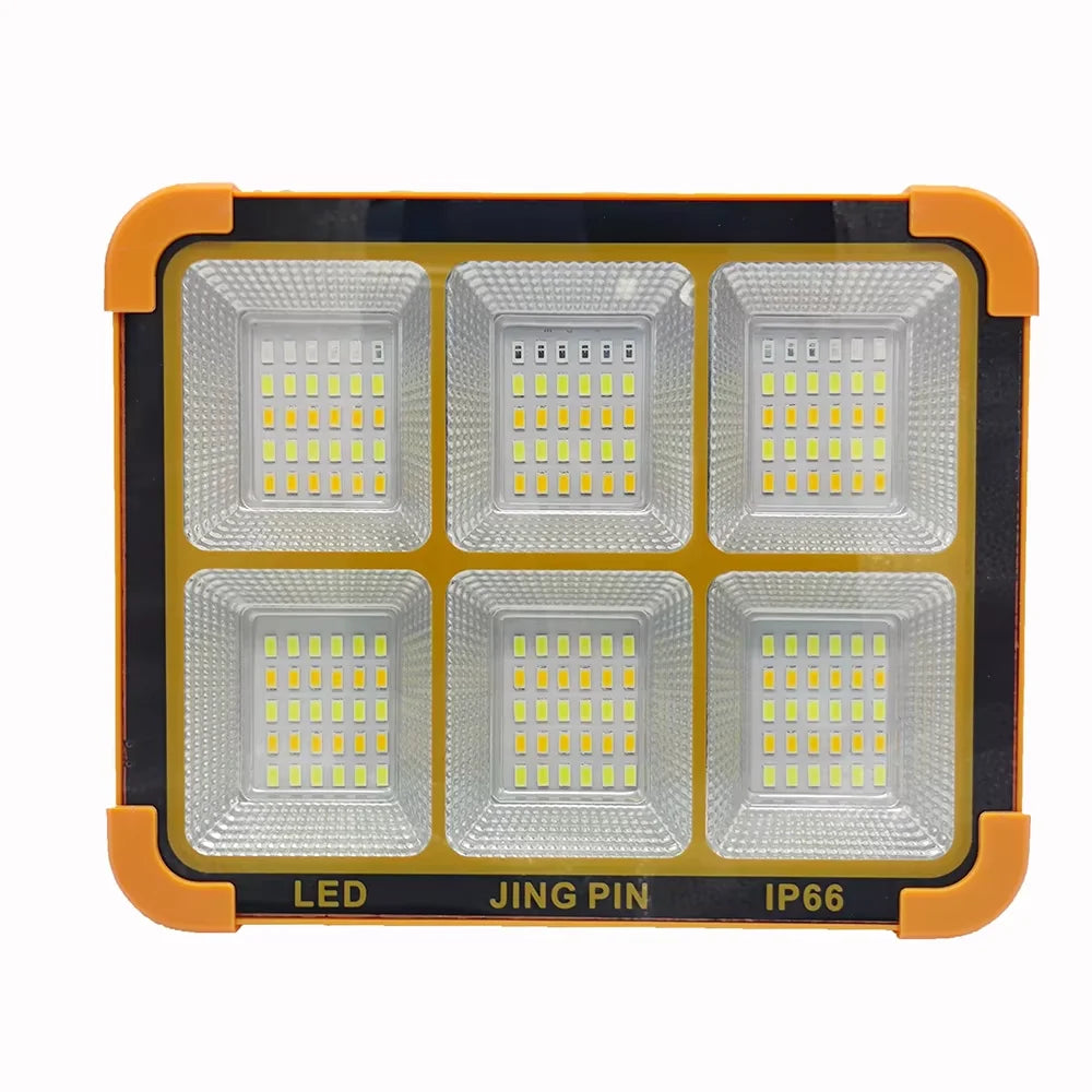 Solar outdoor lamp household waterproof glare large-capacity portable lamp high-power rechargeable magnetic emergency lamp