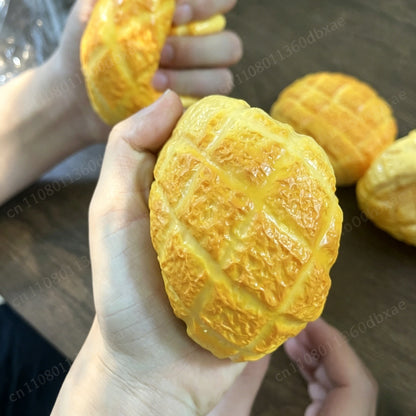 Pineapple Bun Stress Ball Mini Pineapple Bun Crunchy Shapeable Squeeze Ball ASMR Sensory Anti-Stress Fidget Toys for Adults Gift