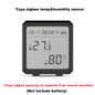 ONENUO Tuya Zigbee Temperature and Humidity Sensor with LCD Screen Digital Display Wireless Thermometer Work with Alexa Google