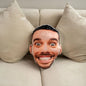 Customizable and fun giant avatar photo pillows, personalized pet polypropylene plush pillows and cushions, unique gifts
