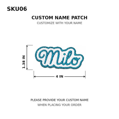 Customized Text Iron‑On Name Embroidered Patch Personalized Letter Applique Badge for Clothes Backpack Hat DIY Accessory