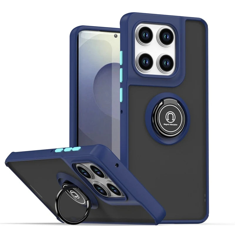 Shockproof Armor Case For Motorola Moto Edge 60 Fusion Edge60 Pro G05 G15 G35 G55 G75 G85 G56 G86 5G Magnetic Holder Ring Cover