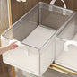 1 Pc Transparent PVC Solid Steel Frame Storage Box,waterproof,underwear Storage Basket,suitable for Home and Dormitory Use