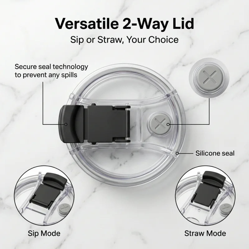 Custom Water Bottle Outdoor Thermos Portable 304 Stainless Steel Coffee Thermal Mug with Straw Tumbler Vacuum Flasks Cold & Hot