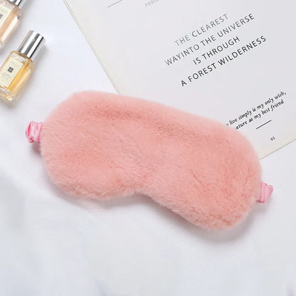 Sleeping Mask Sleeping Blindfold Soft Plush Eye Masks Cute Love Cloud Eye Cover Plush Mask Eyepatch Nap Health Eye Cover