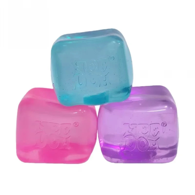 Schylling Needoh Nice Cube Sensory Toys Stress Relieving Blocks Pinching Relieving Puzzle Solving Venting Children Souvenir