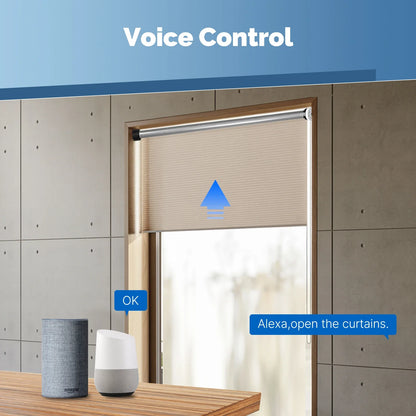 MOES Tuya Automatic Smart Zigbee Roller Shade Blinds Motor for 38mm Tube Remote Control work with Smart Life Alexa Google Home