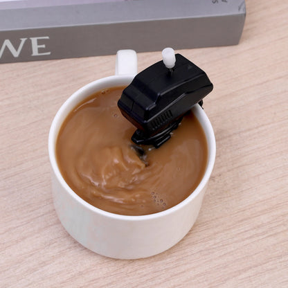 3/1pcs Wind Up Mini Boat Motor Coffee Stirrer Sturdy Easy To Clean Boat Engine Coffee Stirrer Unique Boat Coffee kitchen Stirrer