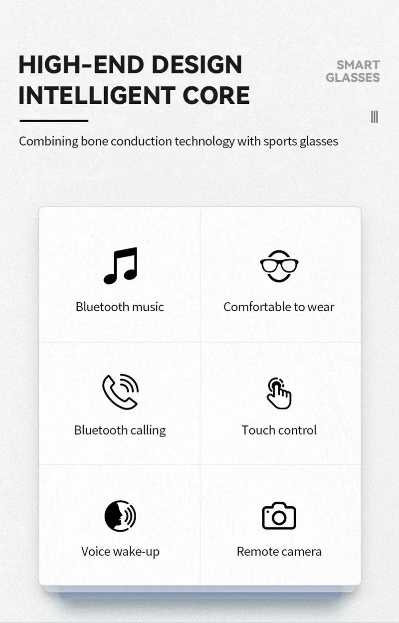 Lenovo AI Smart Glasses Voice Assistant Music Touch Control Bluetooth Call Outdoor Fashion Sunglasses For Men Women 2026 New
