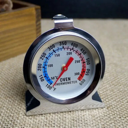 Household Thermometer 1 Piece Stainless Steel Oven Large Diameter  Vertical Dial  Kitchen Baking Supplies