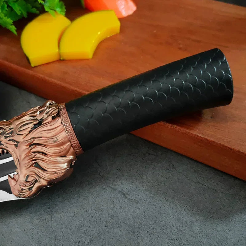 Buther Boning Knife Stainless Steel Chef Slicing Meat Fish Fruit Knife Sharp Plastic Handle Barbecue and Cooking Kitchen Knives