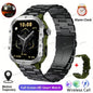 2026 New Military Smart Watch Men IP67 3ATM Outdoor Sports Fitness Tracker Blood Pressure Health Monitor BT Calls GPS Smartwatch
