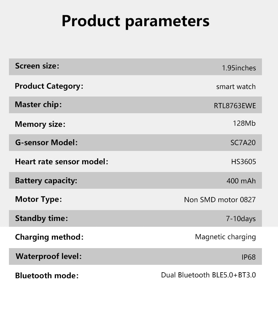 LIGE nowy wytrzymały wojskowy smartwatch z połączeniami Bluetooth dla mężczyzn 1,95" ekran HD 100+ trybów sportowych monitorowanie zdrowia Smartwatch dla Androida i iOS