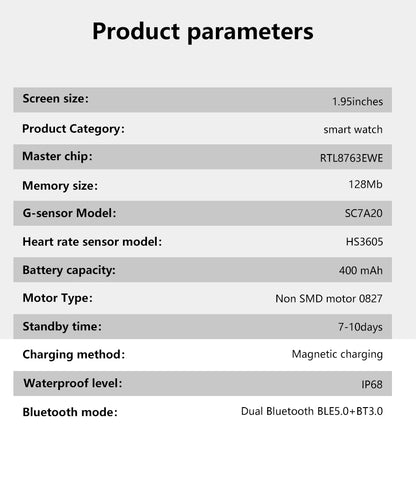 LIGE nowy wytrzymały wojskowy smartwatch z połączeniami Bluetooth dla mężczyzn 1,95" ekran HD 100+ trybów sportowych monitorowanie zdrowia Smartwatch dla Androida i iOS