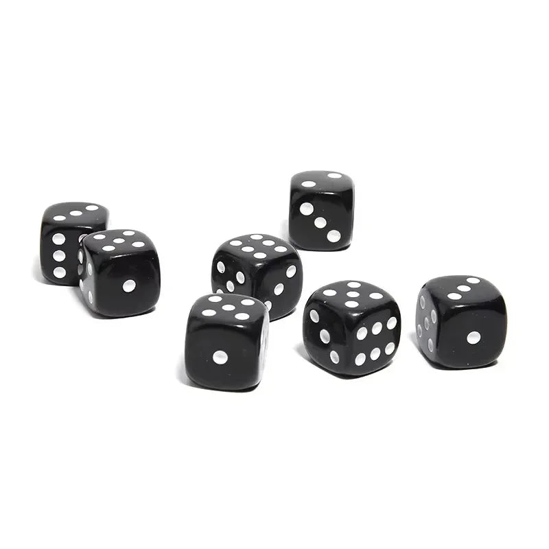 Miracle Dice 7 Black Die and Box Dice Number Change Close up Magic Tricks Mentalism Magicians Prop Gimmick Accessory Illusion