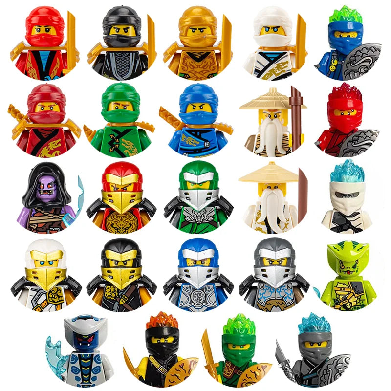 City character building block figure set, little block people, block accessories, engineer, doctor, firefighter, kids' toy