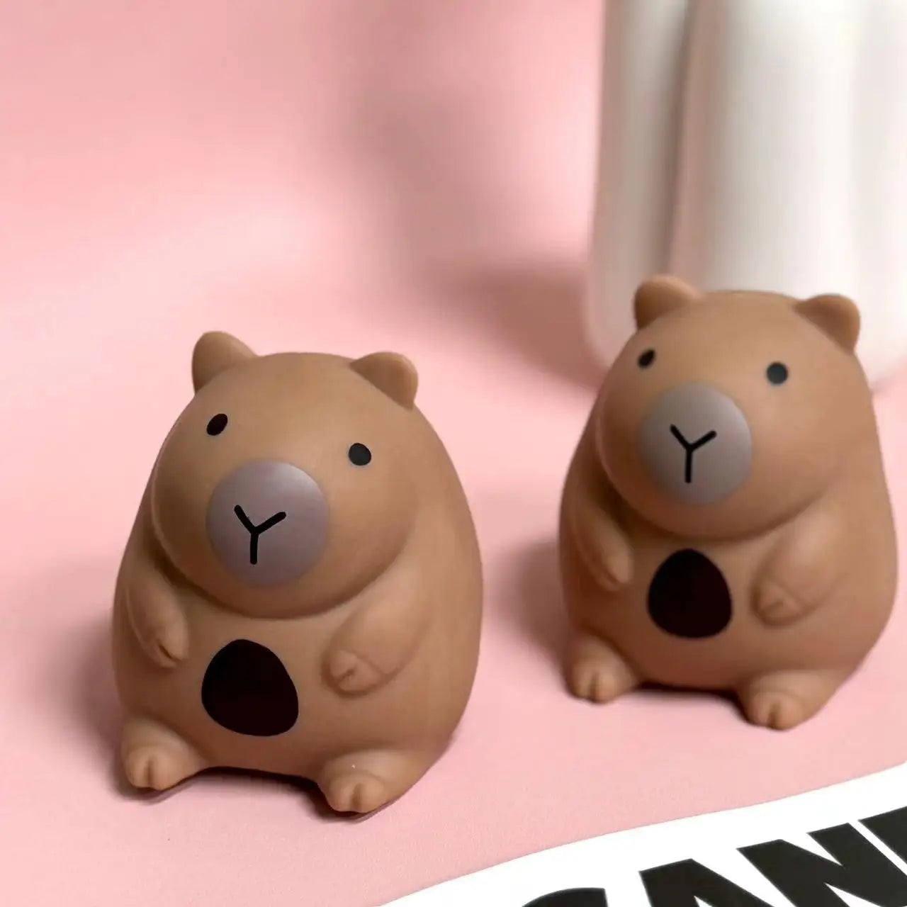 Little Chubby Capybara Squeeze Toys Cute Capibara Slow Rebound Release Squeeze Toy Kapibara Stress-relieving Mini Fidget Toys