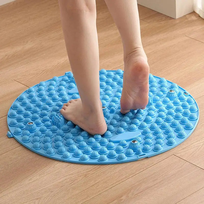 [TG823]Pressure Point Pads Board Foot Massage Acupressure Mat Foot Reflexology Walking Toe Plate Magnetic Acupressure Disc Care