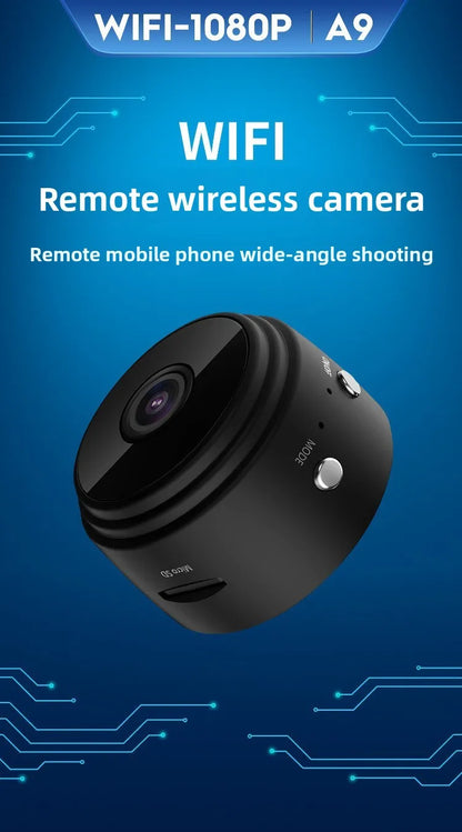 A9 WiFi Mini Camera Wireless Video Recorder Security Protection Camera Smart Home Monitoring Camera for Infants and Pets