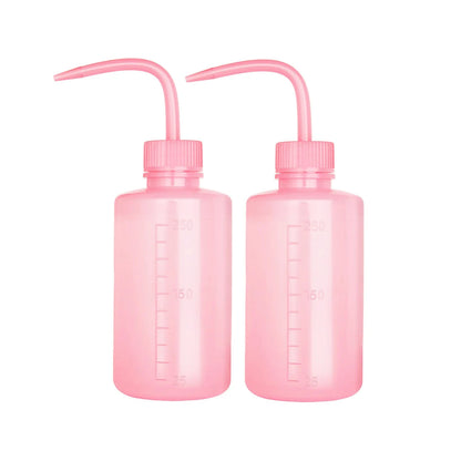 2pc Plastic Squeeze Bottle Tattoo Wash Bottle Lab Squirt Bottle Irrigation Bottle Eyelash Water Can for Cleaning Plant Experimet